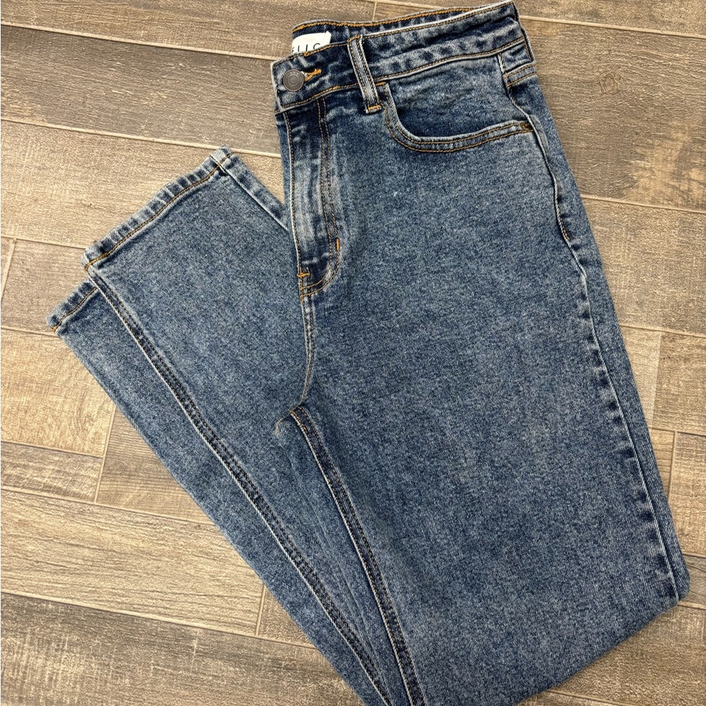 Cello Relaxed Straight Acid Wash Jeans Size 9